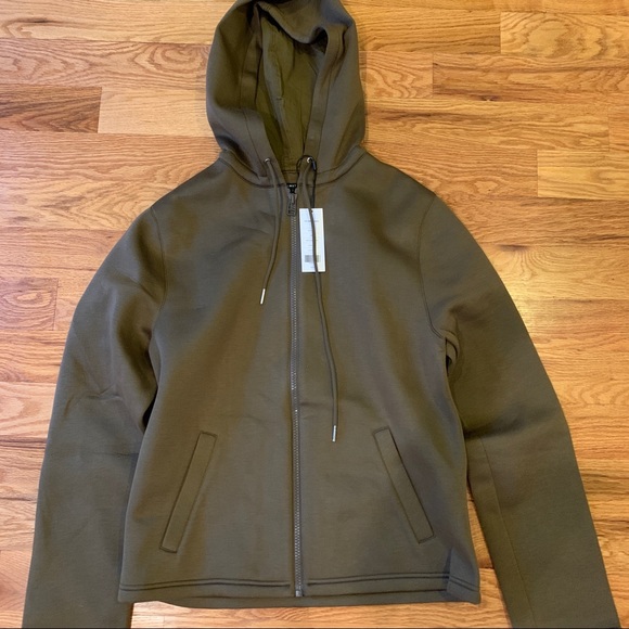 helmut lang green hoodie